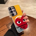 川久保玲安いギャラクシー s26 s25 ultra iphone 18pro max 17 16 携帯ケース可愛いブランド 耐衝撃川久保玲ブランドCDG人気Galaxy s26ultra/s26/s25 s24 s23 ケースハイブランドiphone18 17 16ケース