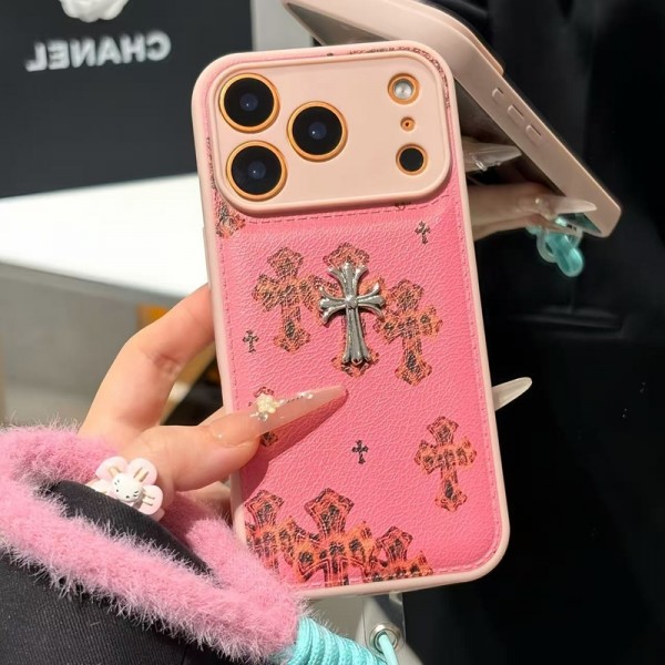 クロムハーツIPhone18pro max 18ultra 18Pro 17pro maxケース Chrome Hearts アイフォン18plus 17pro max ケース 女子 かわいい おしゃれ クロムハーツ アイフォン18pro  18air 18 Plus 18 Pro Max スマホケース欧米風