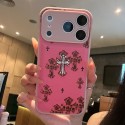 クロムハーツIPhone18pro max 18ultra 18Pro 17pro maxケース Chrome Hearts アイフォン18plus 17pro max ケース 女子 かわいい おしゃれ クロムハーツ アイフォン18pro  18air 18 Plus 18 Pro Max スマホケース欧米風