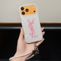 レディース向イヴサンローラIPhone18pro max 18ultra 18Pro 17ケース可愛いYSLアイフォン18plus 18pro max ケースストラップ付き  女子 かわいい おしゃれ イヴサンローランYSL アイフォン18pro  18air 18 Plus 18 Pro Max スマホケース 