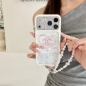  かわいい女性向けシャネルCHANELアイフォン18pro max 18ultra 17 pro max 18 plus ケースハート & リボン パールチェーン付きスマホケース 3 カラー レディース Iphone18 Plus 17Pro Max 18 ultra airケース ブランド レディースシャネルCHANELかわいいビジネスマン用高級アイフォン18ultra 18pro 17 proカバーIPhone18pro max 18ultra 18Pro 17ケース