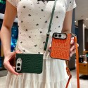 ディオール Dior iphone Duo ケース激安ブランド アイフォン Duo カバー折畳み式 型押しモノグラムレザーストラップケース 5 カラー 高級感通勤スタイル