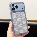 ゴヤール ミュウミュウ グッチアイフォン18pro max 18pro  18 ケース ミュウミュウ グッチ ブルー ラメ Iphone18 Plus 17Pro Max 16ブランド レディース 人気 アイフォン18pro 17 proカバー