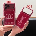 シャネル可愛いアイフォン18pro max 17 pro max 18pro ケース Iphone18 Plus 17Pro Max ブランド レディース 人気かわいいレッド ラインストーン サンローラン シャネルCHANEL イヴサンローランYSL アイフォン18pro 17 proカバー