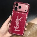 シャネル可愛いアイフォン18pro max 17 pro max 18pro ケース Iphone18 Plus 17Pro Max ブランド レディース 人気かわいいレッド ラインストーン サンローラン シャネルCHANEL イヴサンローランYSL アイフォン18pro 17 proカバー