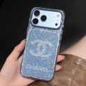 ディオールシャネル可愛いアイフォン18pro max 17 pro max 18 plus ケースイヴサンローラン Iphone18 Plus 17Pro Max 18 ケース ブランド レディース 人気かわいいブルー ダイヤモンド ラメ ディオールDIOR アイフォン18pro 17 proカバー