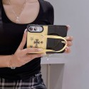 レディース向クロムハーツアイフォンDUOケースブランドiphone duoケースCHROME HEARTSストラップ付き折りたたみケース可愛い人気アイフォン デュオ ケース カラーバリエーション豊富