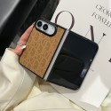 男女兼用ディオールアイフォンDUOケースブランドiphone duoケースDIOR折りたたみケース可愛い人気アイフォン デュオ ケース エンボス カラーバリエーション豊富