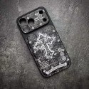 クロムハーツ可愛いアイフォン18pro max 17 pro max 18 ケース Iphone18 Plus 17Pro Max ブランド レディース 人気 クロス レザー CHROME HEARTS ブラック ボルドー シルバー アイフォン18pro 17 proカバー