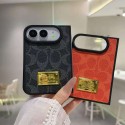 コーチブランドiphone duoケース革メンズレディース アイフォンDUOケースCOACHシグネチャー折りたたみケース カード収納 8カラー 人気アイフォン デュオ ケース