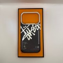 ステューシー Iphone18 Plus 17Pro Max ブランド レディース 人気アイフォン18pro max 17 pro max 18 ケース クリア メッキ フレーム グラフィック STUSSY ホワイト ブラック アイフォン18pro 17 proカバー