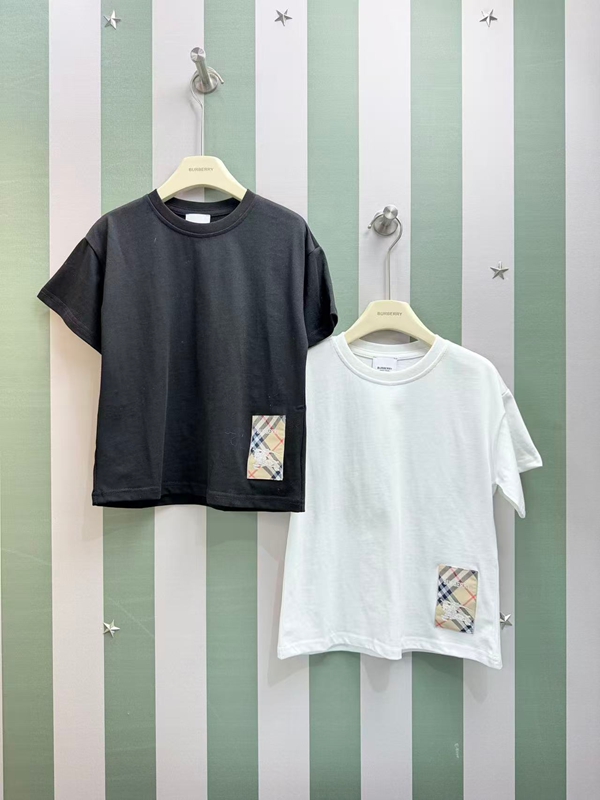 BURBERRY 風親子お揃いTシャツ 