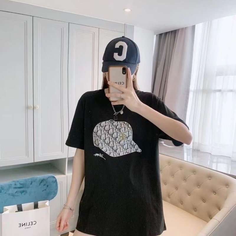 激安ディオールDior親子Tシャツ韓国風親子tシャツ夏 綿