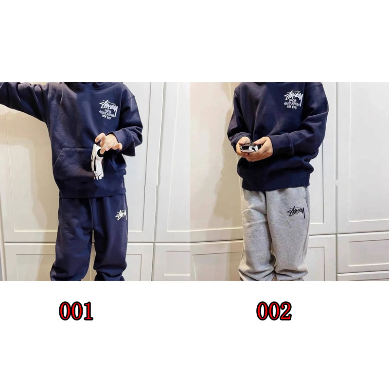 韓国風子供服ズボン ステューシー STUSSY キッズ子供パンツ