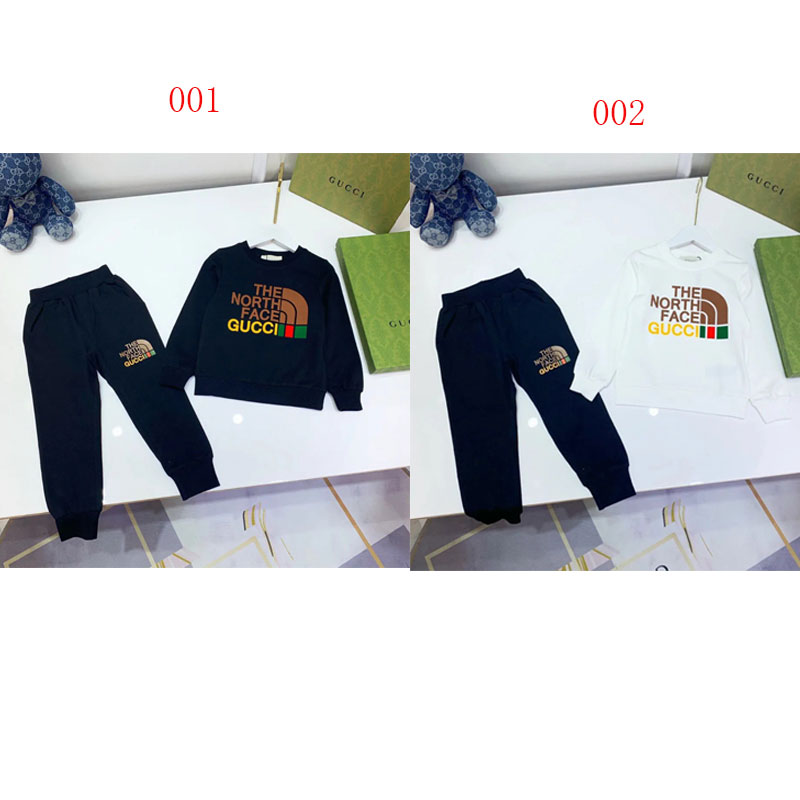 ザノースフェイスグッチコラボブランド韓国子供服コピー セットアップ