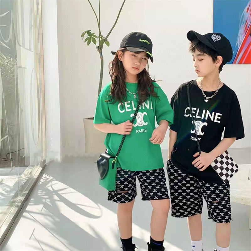 セリーヌハイブランド半袖 Tシャツキッズ 激安 