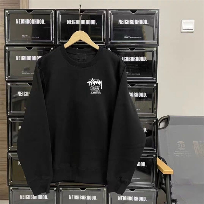 Stussy 人気のキッズスウェット子供服男の子ステューシーキッズスウェットシャツハイブランド韓国風子供服