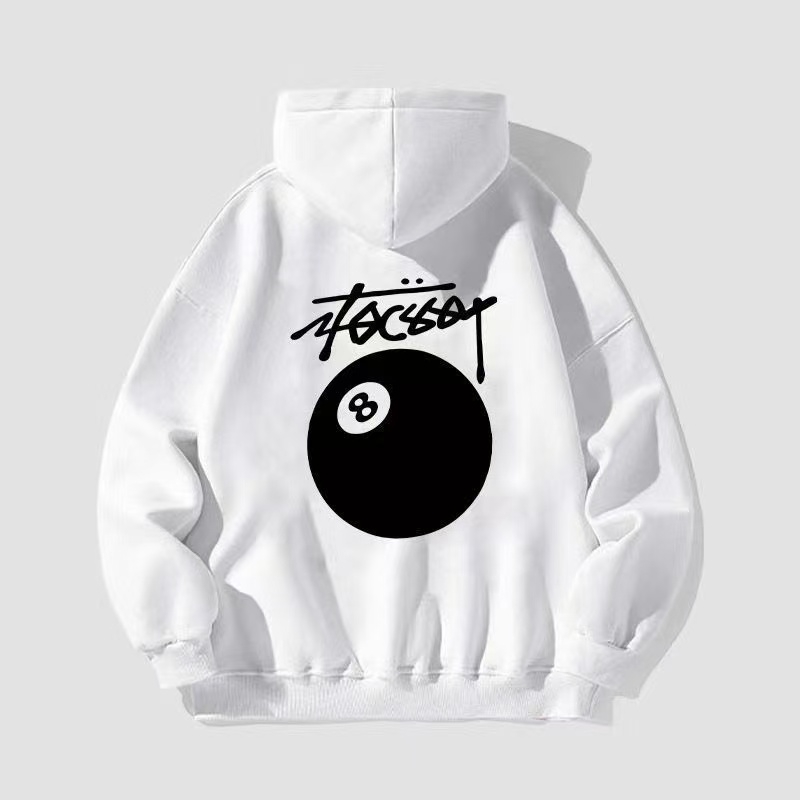 大人気Stussy おしゃれな 8 ボール 子供用連帽フーディー 個性的な男の子 女の子 