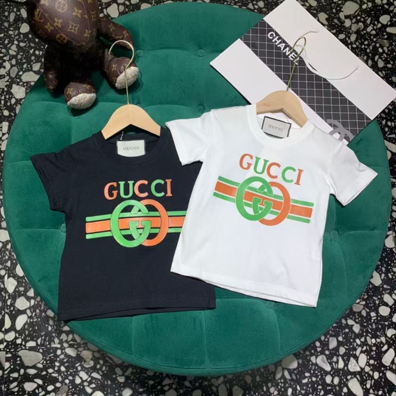 グッチ 半袖 T シャツ個性的ハイブランド韓国風半袖GUCCI子供用服激安