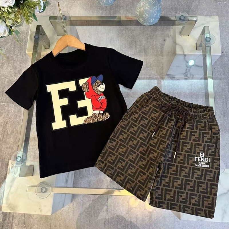 フェンデイ子供 t シャツハイブランド韓国風半袖
