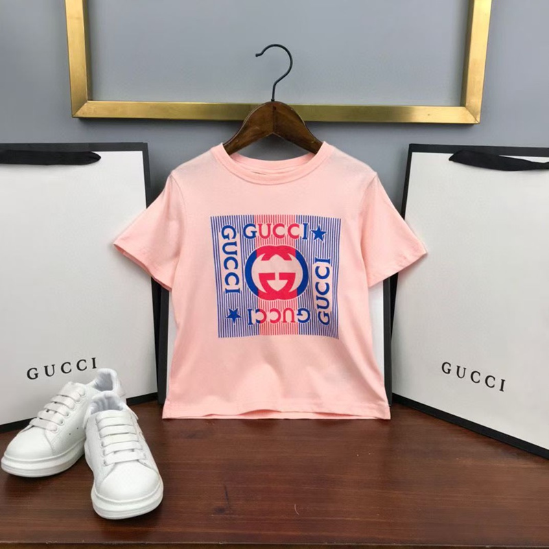 グッチ キッズ 半袖Tシャツ＆ショーツセット春夏新作