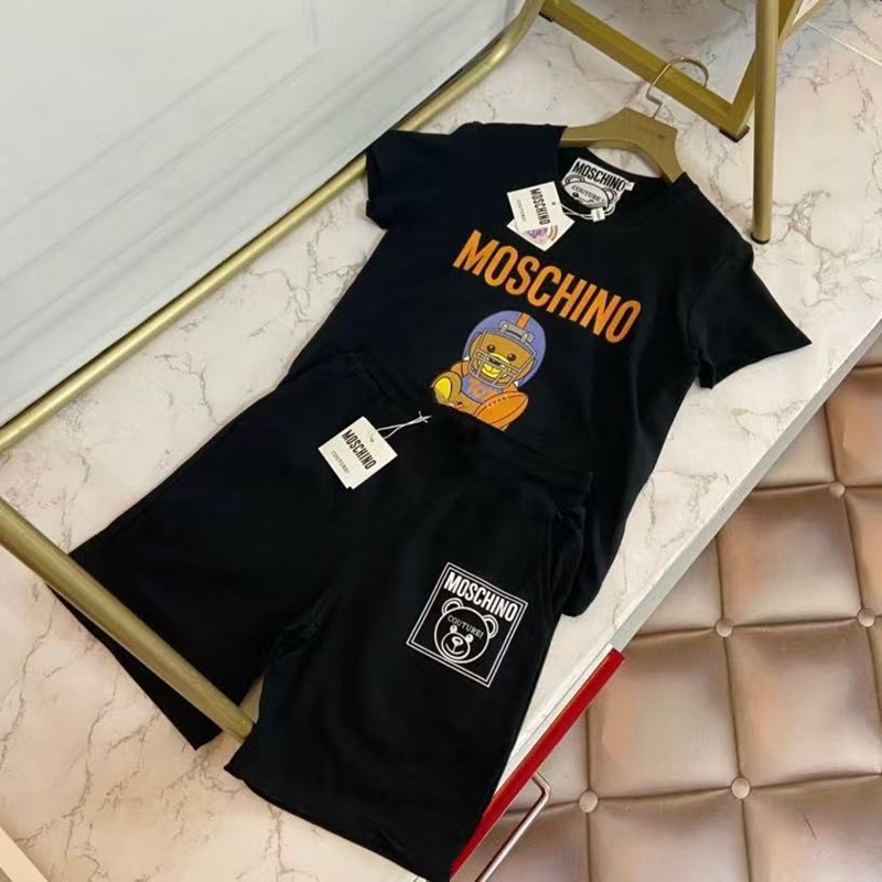 モスキーノ子供服 モスキーノハイブランド韓国風半袖Tシャツ