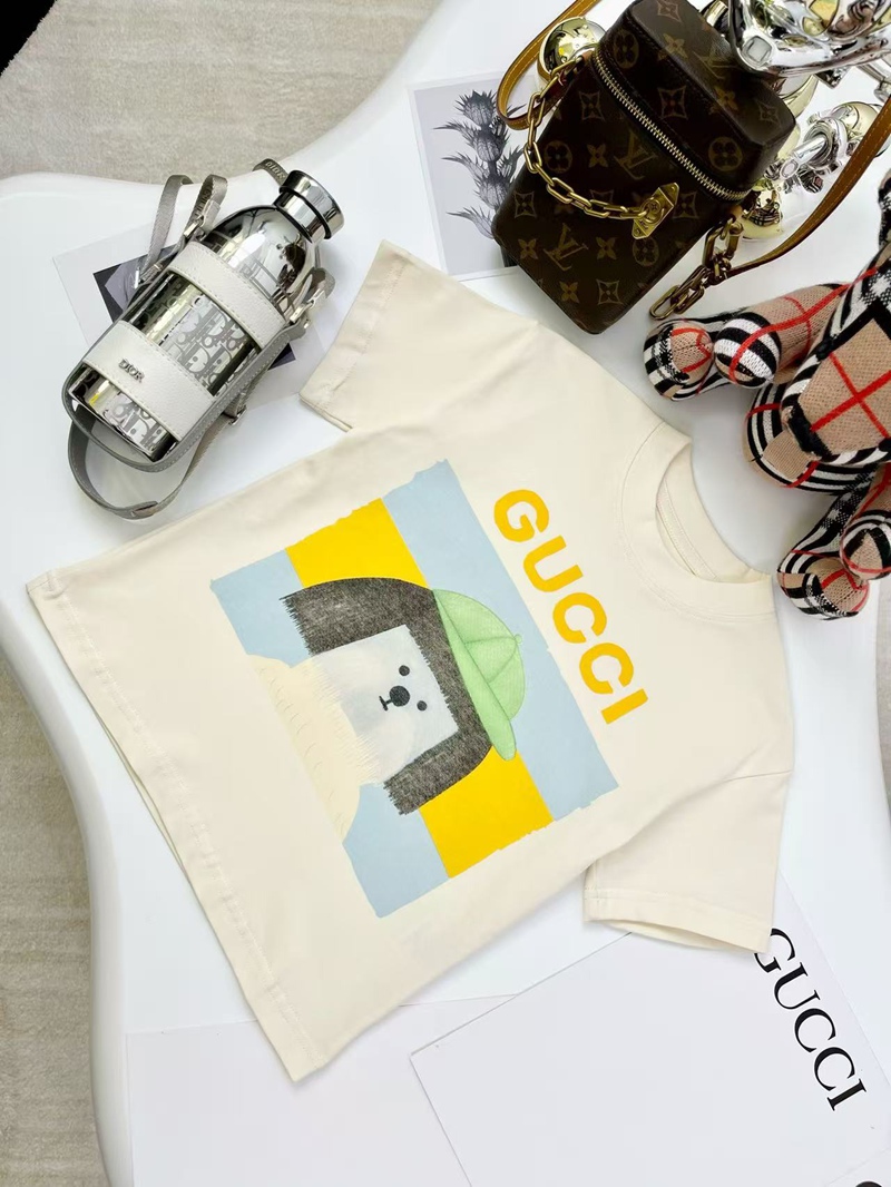 GUCCI半袖Tシャツ 子供服 キッズ ベビー トップスブランドコピー服子供服 ベビー服