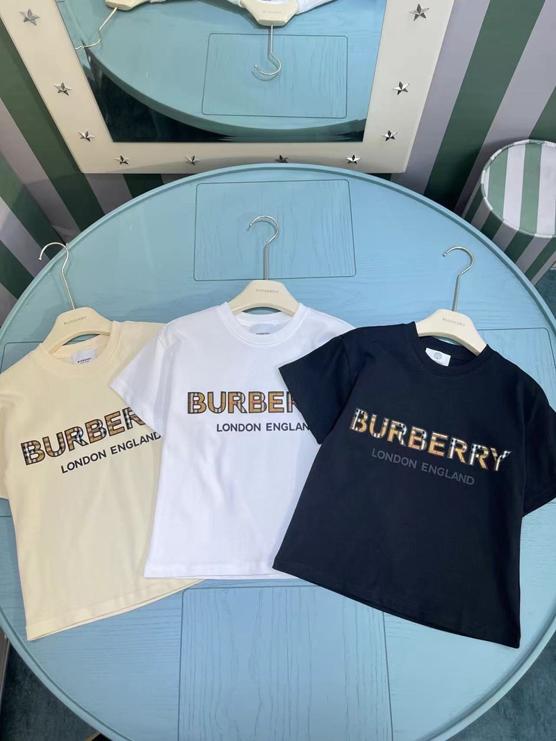 バーバリーキッズ tシャツ男の子韓国風半袖
