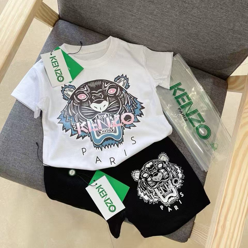 KENZO 子供服 タイガープリントセット カラフルデザイン 子供の個性