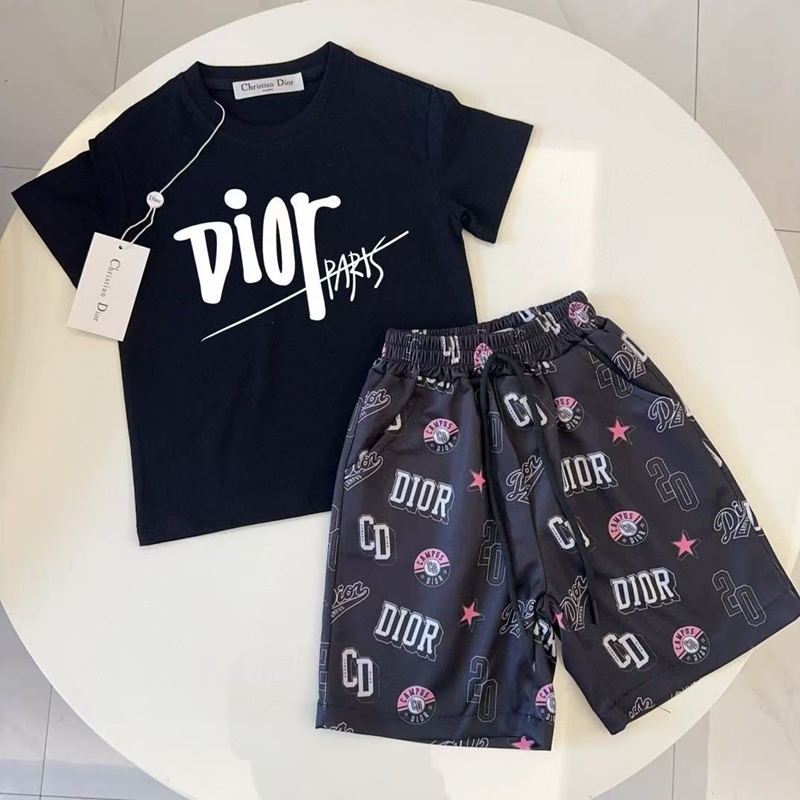 ディオール ハイブランド半袖Dior 子供服  Tシャツ
