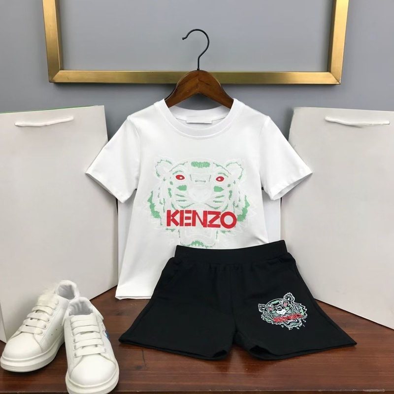 ケンゾー子供服虎柄ハイクオリティKENZO キッズ 2 点 ファッション ケンゾー