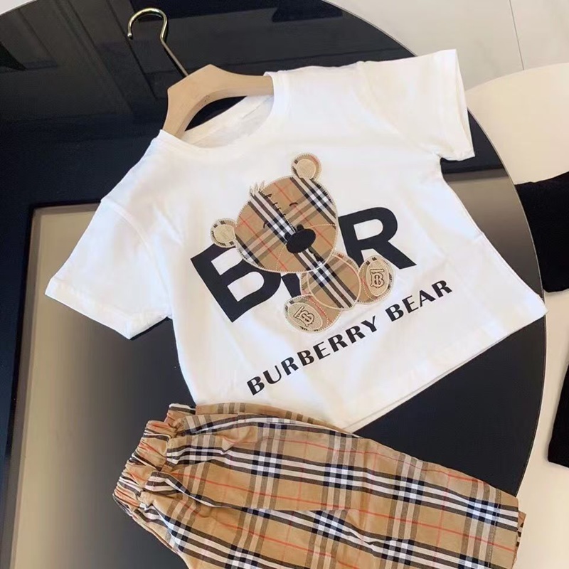 バーバリー子供服2 点セット 子供バーバリーチェック柄