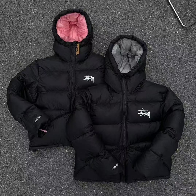 Stussy秋冬服ステューシー ダウンジャケット フード付