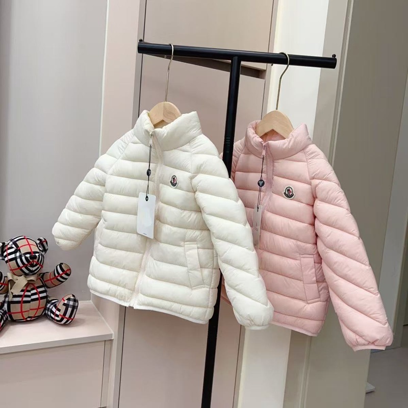  秋冬用 MONCLERキッズ軽量ダウンジャケット日常着