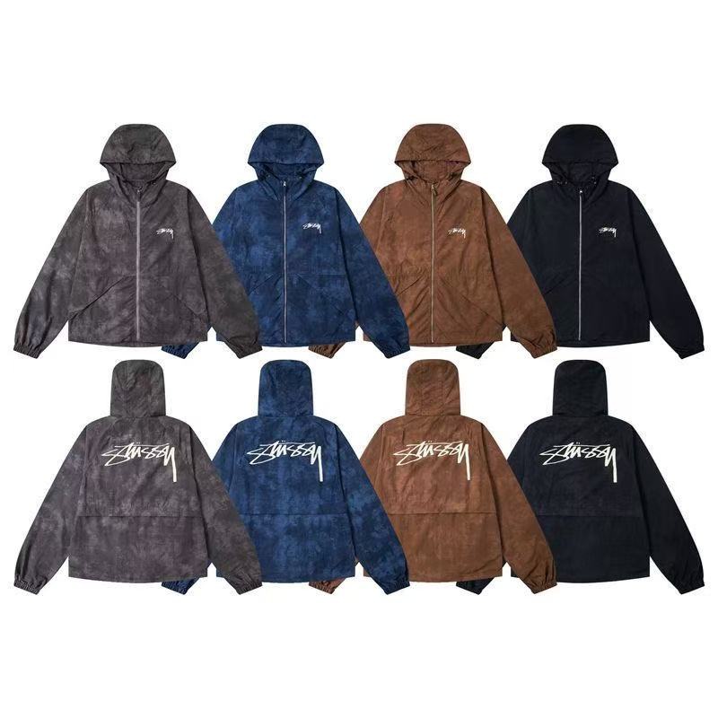 Stussy服ステューシーステューシー ストリートパーカー ロゴプリント マルチカラー