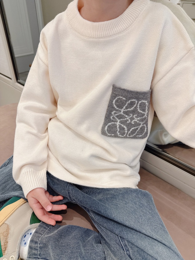 ロエベ子供ニットセーター韓国風