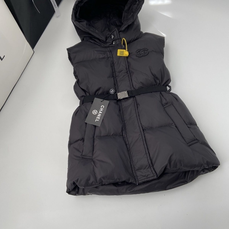 シャネルブランド女の子キッズ服フード付き