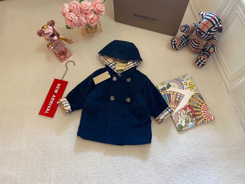 バーバリー Burberry 子供服秋冬用 バーバリー風 韓国風
