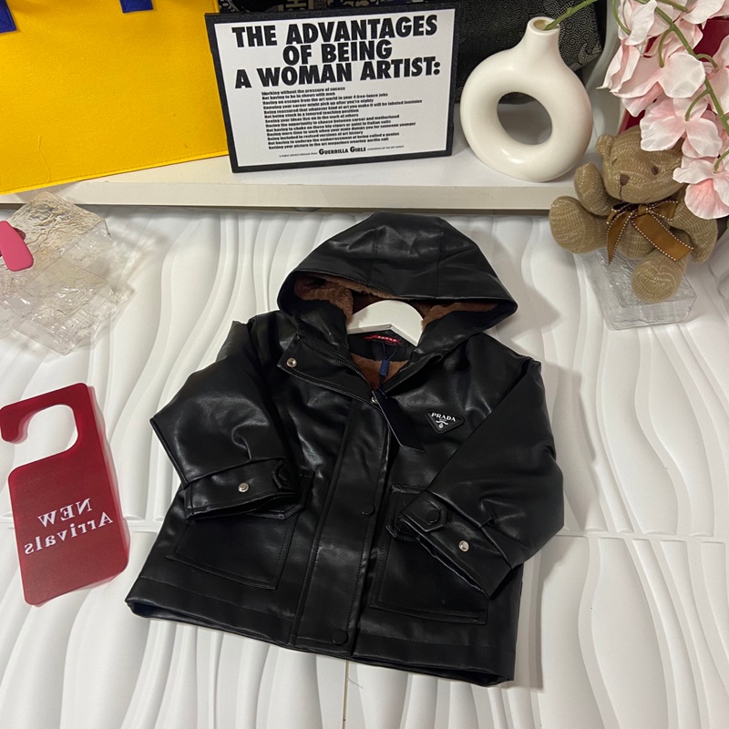 prada子供服男の子 女の子厚手プラダブランド子供服