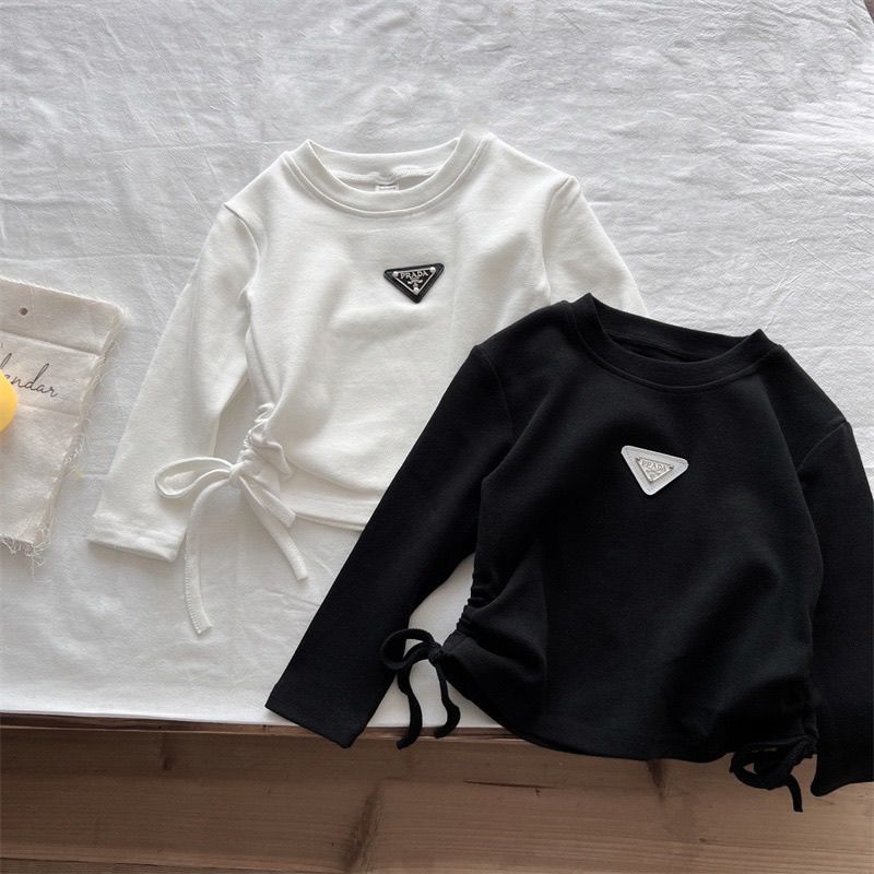 激安プラダpradaキッズ長袖 tシャツ簡約