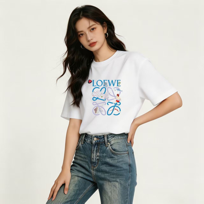ロエベLOEWE 風半袖 T シャツ 