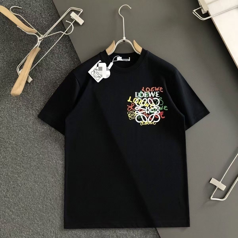  LOEWE 風 オーバーサイズ T シャツ 2 色展開ハイブランド