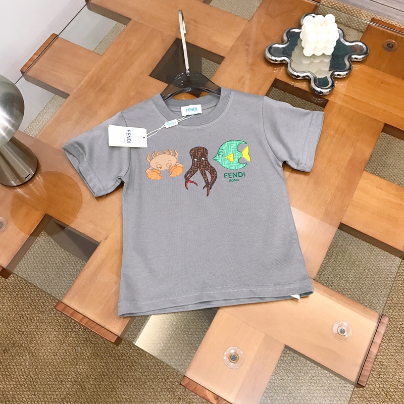ハイブランフェンディ短袖Tシャツ 綿