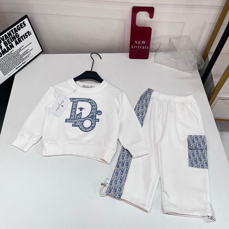 Dior 子供服キッズ 大アルファベットプリント