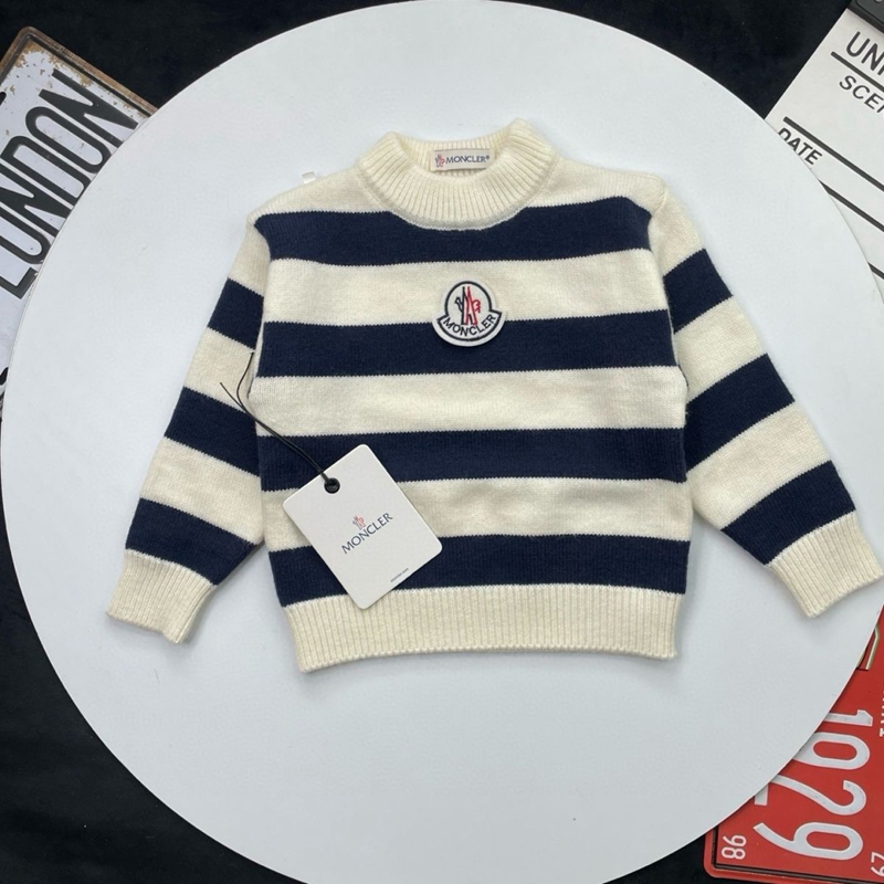 モンクレールMONCLERキッズ ハイネックボーダーニット