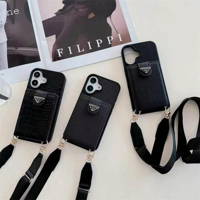 プラダgalaxy s26 ultra s25ケースprada肩掛け背面カード収納