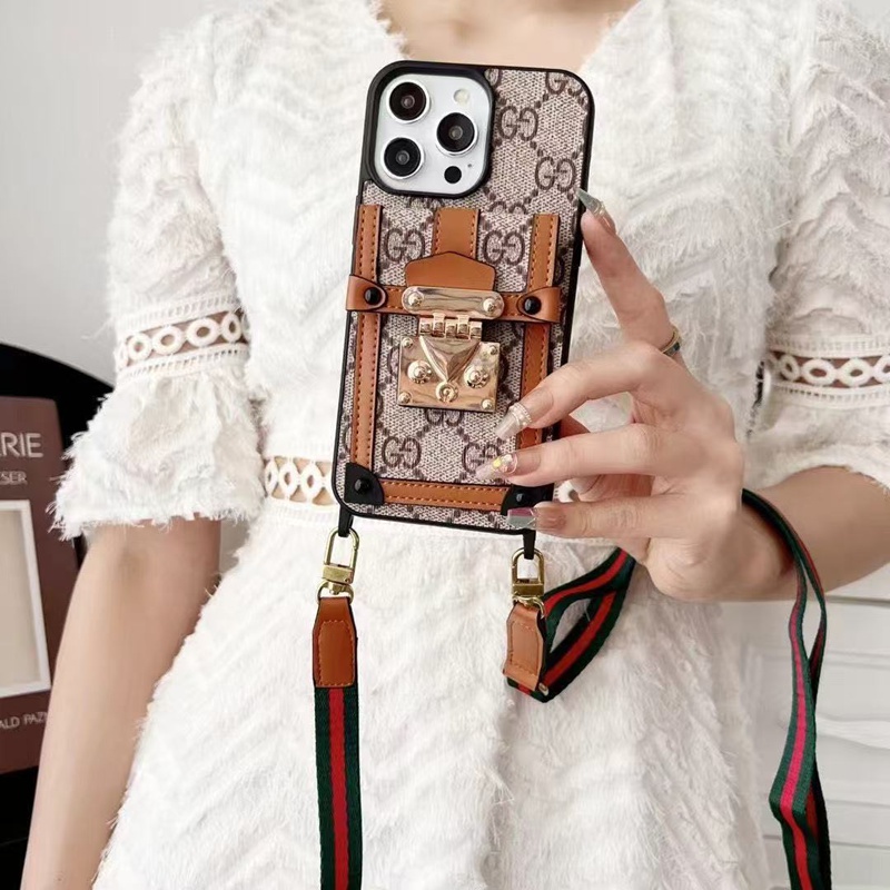 グッチギャラクシーs26 s26ltra携帯ケースGUCCIハイブランド背面カード収納斜め掛け