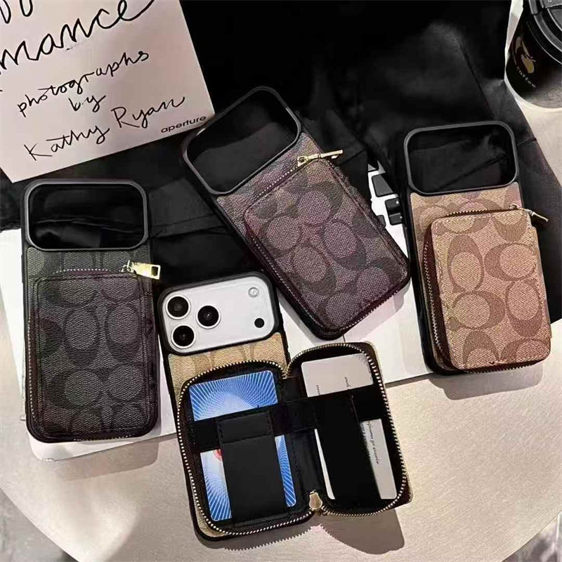 人気Galaxy s26ultra/s26/s25 s24 ケースコーチ財布型ハイブランド