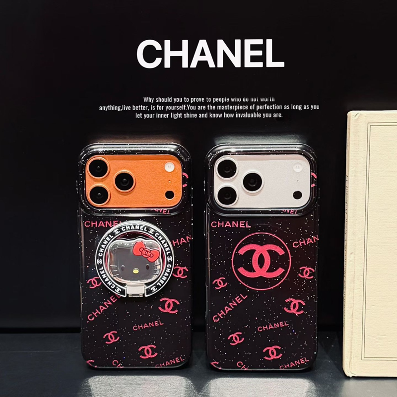 CHANEL IPhone18pro max 18ultra 18Pro 17大人可愛いラメスマホケース