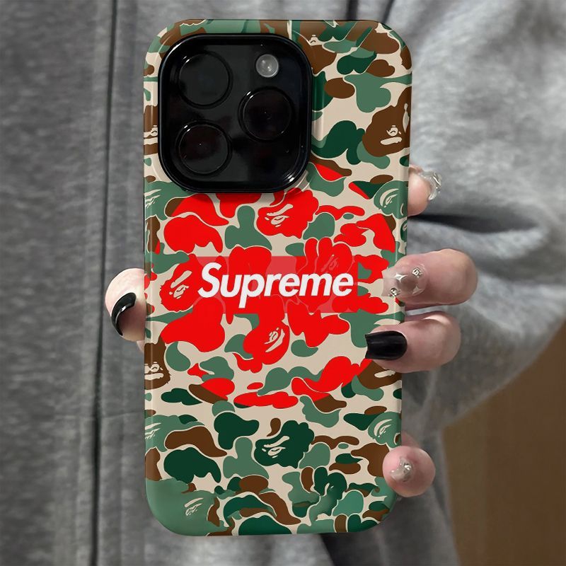 シュプリーム supreme アイフォン18plus 17pro max ケース 女子